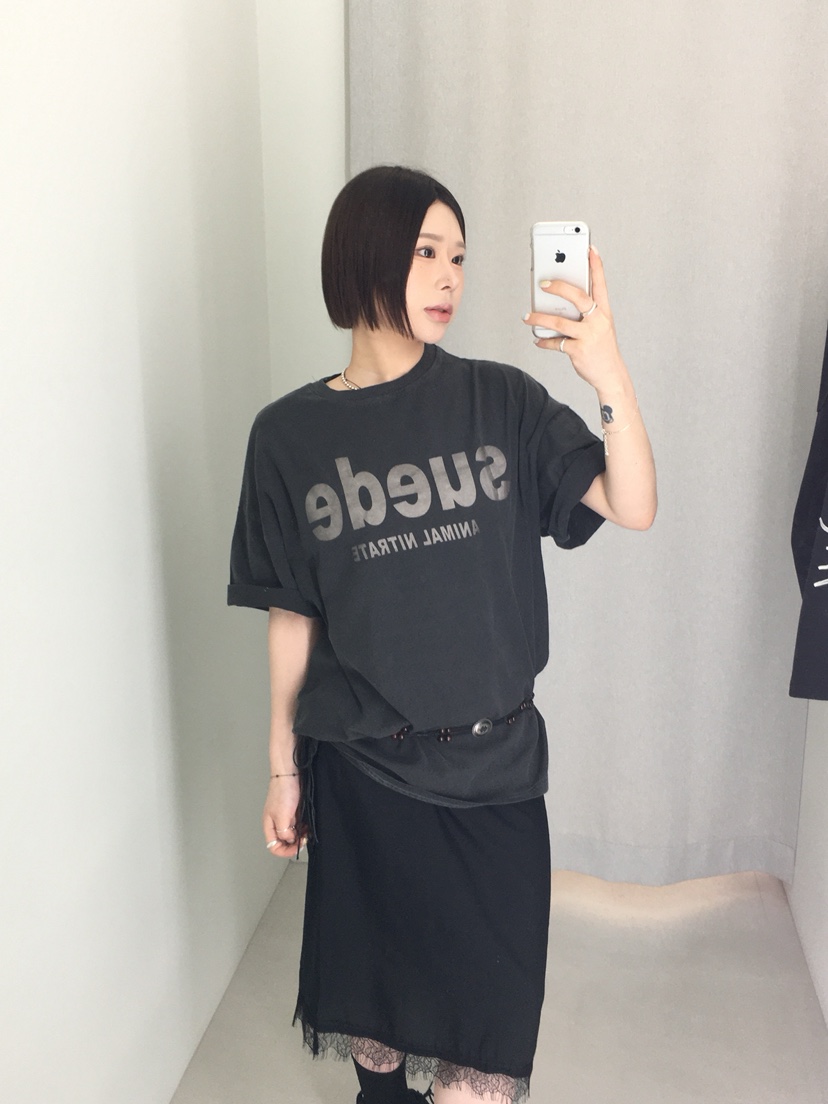 KSUBI東大門實拍韓國女士新品推薦時尚人氣職業休閑26春夏，26夏季T恤BURROW/ARaakieT恤