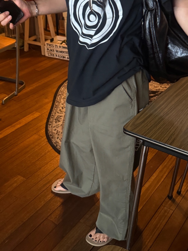 KSUBI韓國直郵女士新款時尚人氣26春夏，26夏季熱賣休閑褲BURROW/ARaakie休閑褲