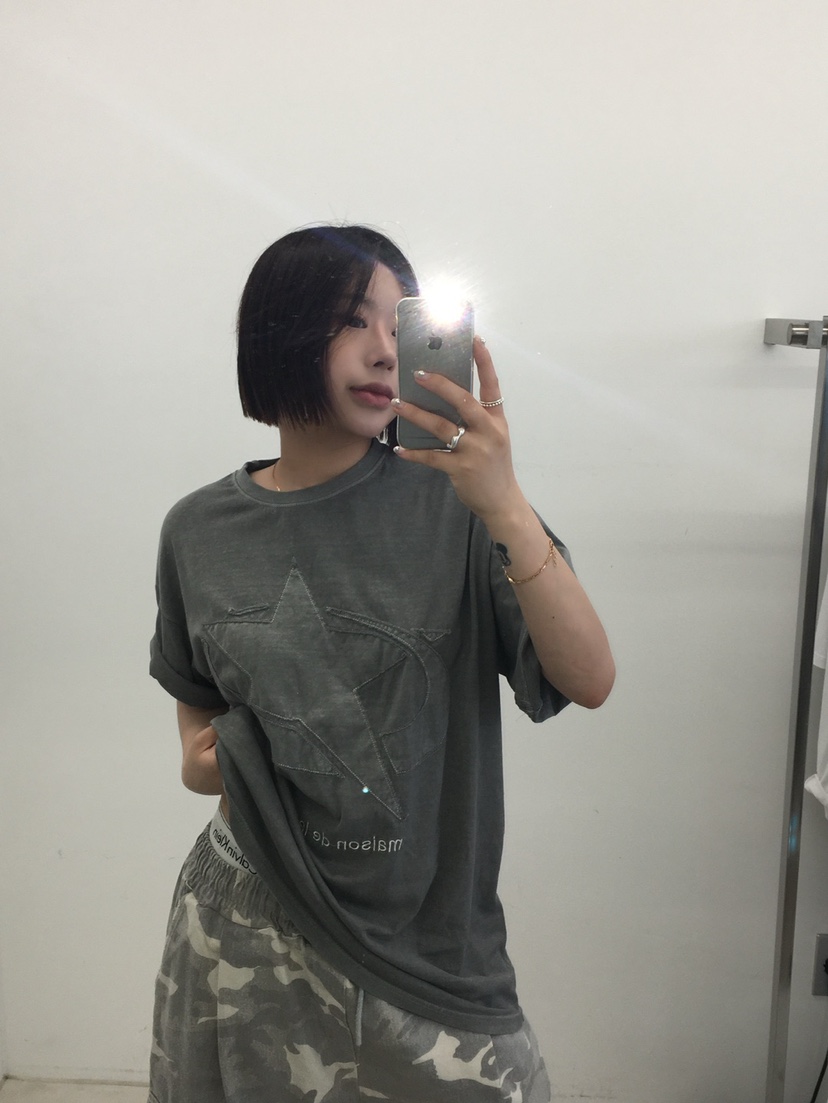 KSUBI韓國直郵實拍女士新品推薦職業26春夏，26夏季休閑T恤BURROW/ARaakieT恤圖色1