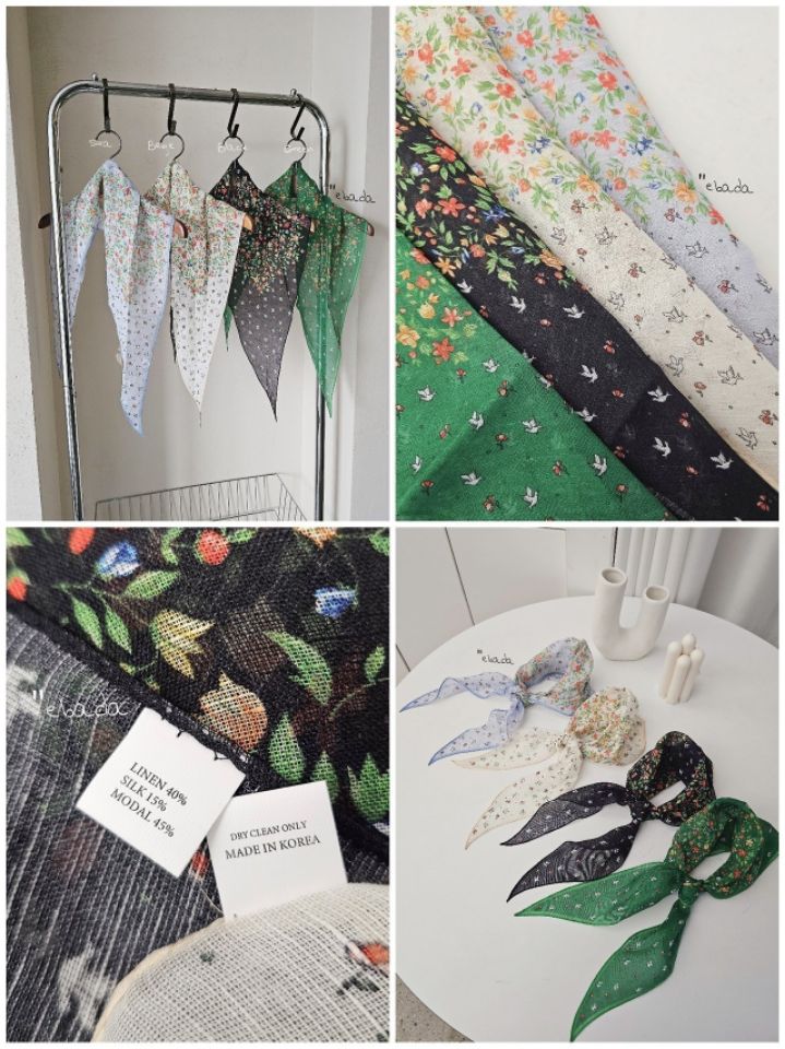 EBADA韓國直郵女士新款職業26春夏，26夏季休閑人氣圍巾披肩EBADA圍巾/披肩