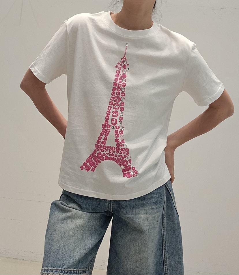 NEOUL韓國直郵實拍女士新品休閑推薦26春夏，26夏季人氣T恤NEOUL/ahin雙領標簽T恤