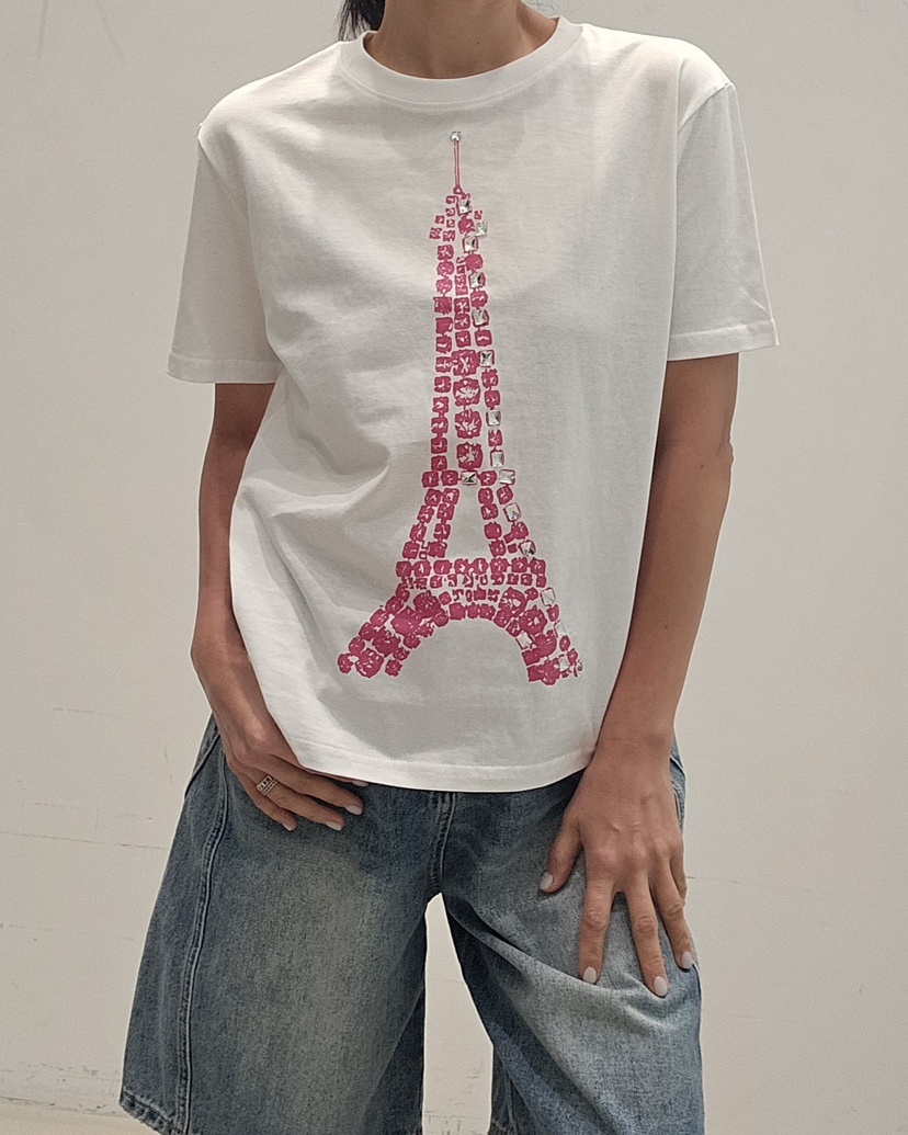 NEOUL韓國直郵實拍女士新品休閑推薦26春夏，26夏季人氣T恤NEOUL/ahin雙領標簽T恤