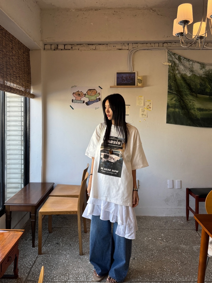 KSUBI韓國直郵女士新款26春夏，26夏季推薦人氣職業時尚T恤BURROW/ARaakieT恤