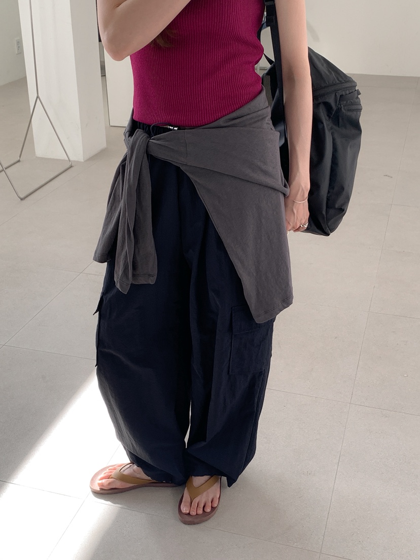 LONG PEAK韓國代購女裝新款職業推薦26春夏，26夏季休閑褲工裝褲LONG PEAK休閑褲