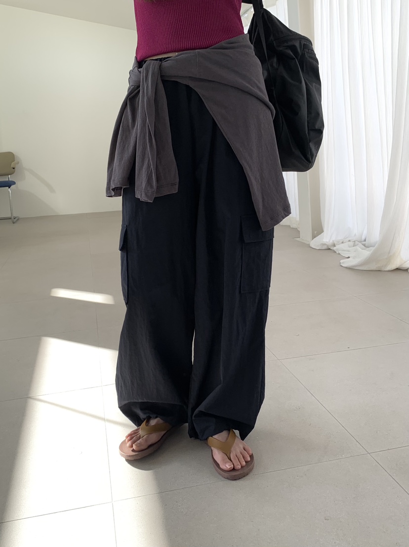 LONG PEAK韓國代購女裝新款職業推薦26春夏，26夏季休閑褲工裝褲LONG PEAK休閑褲