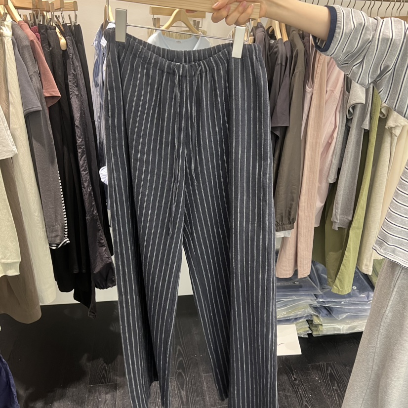 TAFFETA/MURET東大門實拍韓國女裝新款休閑推薦休閑褲亞麻TAFFETA/MURET休閑褲圖色2