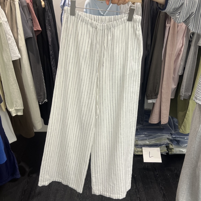 TAFFETA/MURET東大門實拍韓國女裝新款休閑推薦休閑褲亞麻TAFFETA/MURET休閑褲圖色3