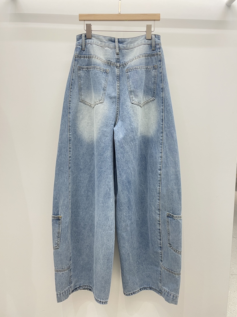 NYLON韓國代購女士新品時尚休閑推薦26春夏，26夏季牛仔褲口袋NYLON牛仔褲