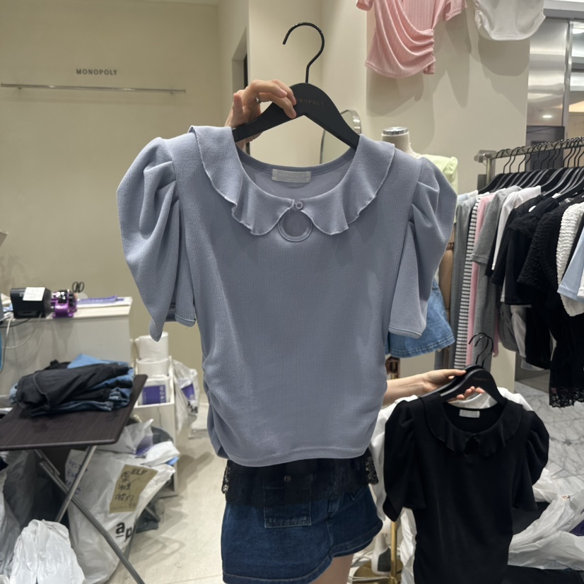 MONOPOLY韓國東大門代購女士新品休閑熱賣職業人氣時尚T恤MONO_POLYT恤圖色1