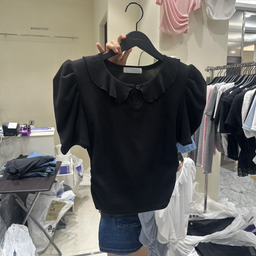 MONOPOLY韓國東大門代購女士新品休閑熱賣職業人氣時尚T恤MONO_POLYT恤圖色2