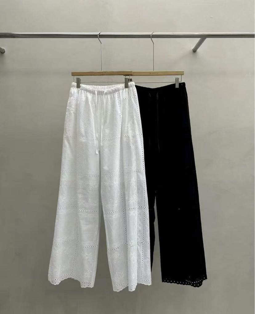 BREEZE韓國東大門代購女士新款休閑時尚熱賣人氣休閑褲蕾絲BREEZE休閑褲圖色1左一色