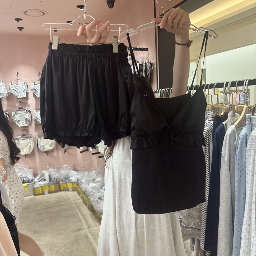 VICTORIA-P韓國代購女裝新款休閑時尚26春夏，26夏季睡衣套裝VICTORIA睡衣圖色2