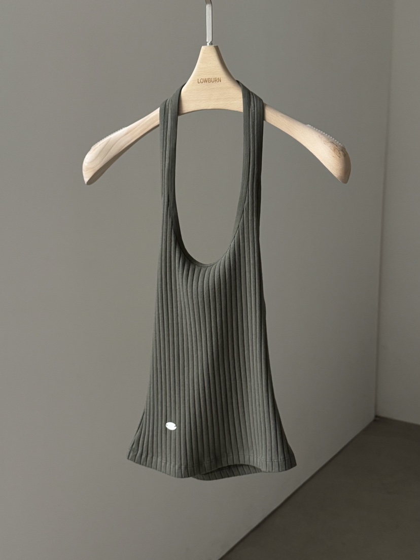 LOWBURN韓國直郵實拍女裝新品職業時尚熱賣26春夏，26夏季吊帶背心LOWBURN吊帶/背心圖色4墨綠