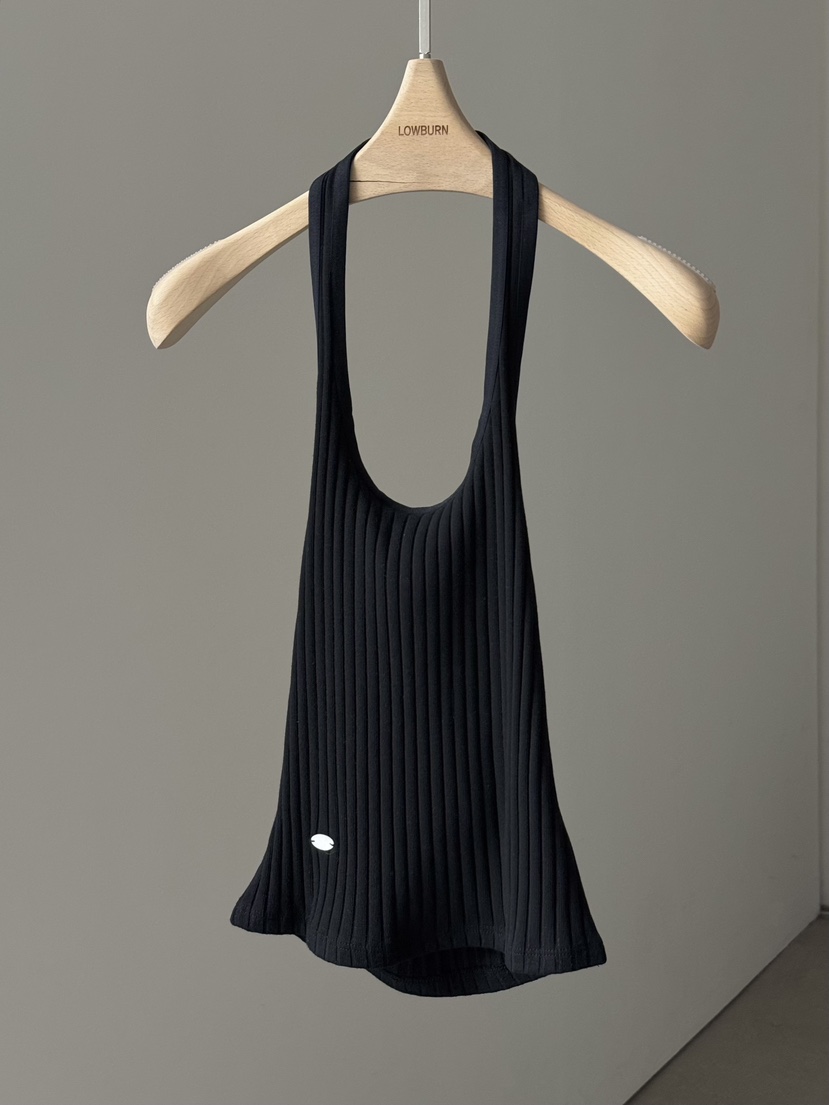 LOWBURN韓國直郵實拍女裝新品職業時尚熱賣26春夏，26夏季吊帶背心LOWBURN吊帶/背心圖色7黑色