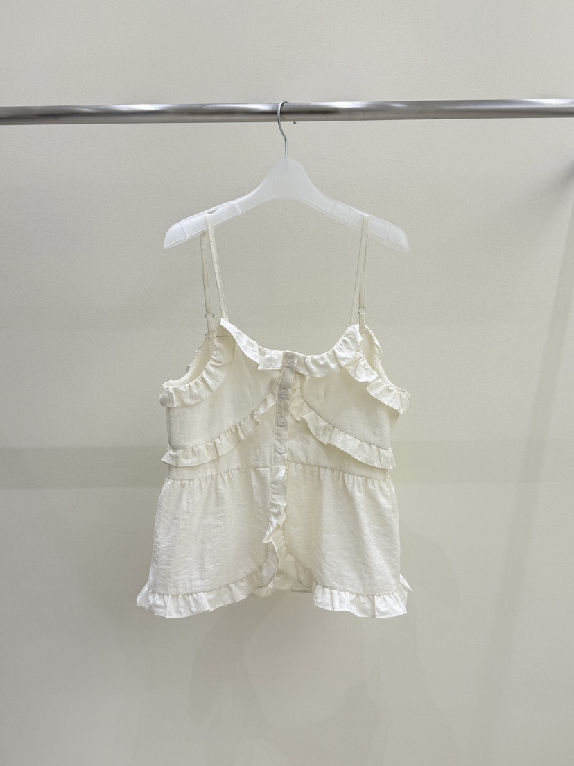 CUPCAKE韓國直郵實拍女士新品休閑熱賣推薦職業26春夏，26夏季吊帶背心CUPCAKE吊帶/背心圖色1