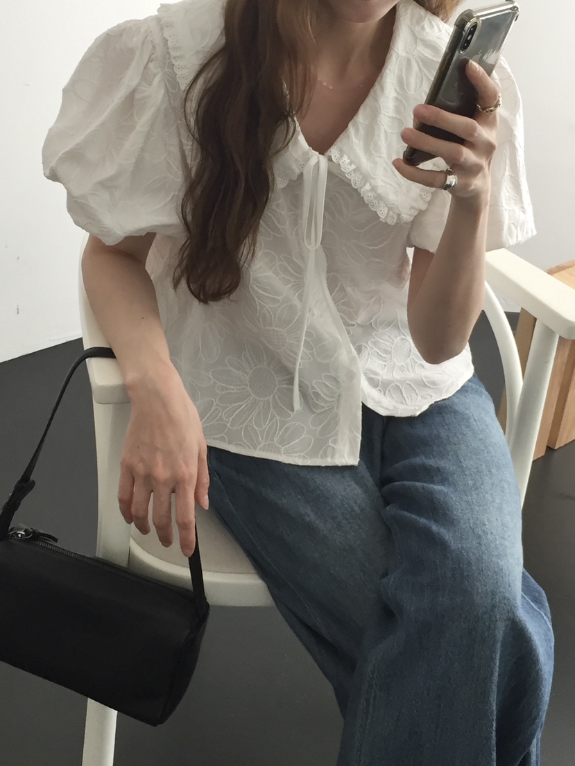 LONG PEAK韓國直郵女裝新品人氣推薦26春夏，26夏季襯衫蕾絲衫LONG PEAK襯衫/蕾絲衫