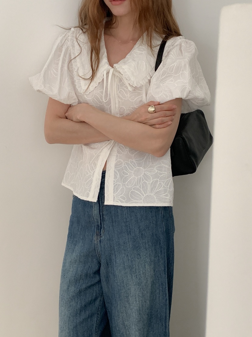 LONG PEAK韓國直郵女裝新品人氣推薦26春夏，26夏季襯衫蕾絲衫LONG PEAK襯衫/蕾絲衫