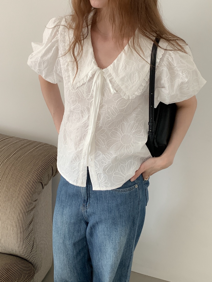 LONG PEAK韓國直郵女裝新品人氣推薦26春夏，26夏季襯衫蕾絲衫LONG PEAK襯衫/蕾絲衫