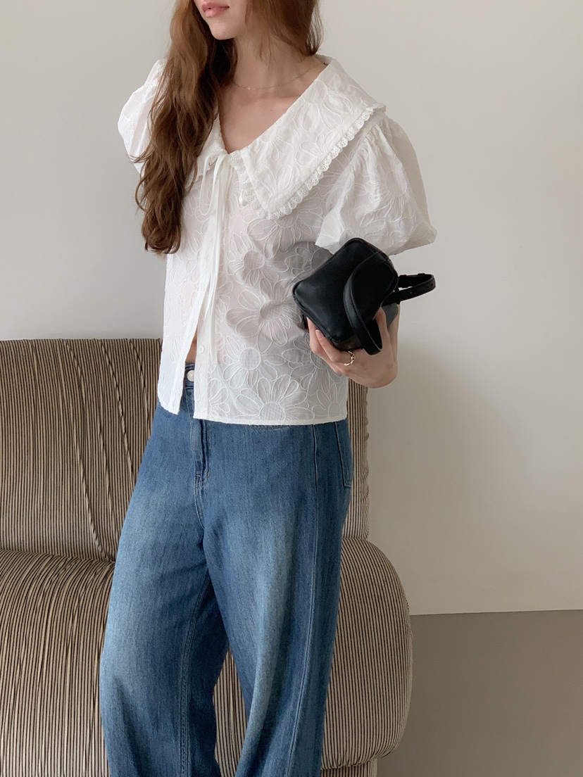 LONG PEAK韓國直郵女裝新品人氣推薦26春夏，26夏季襯衫蕾絲衫LONG PEAK襯衫/蕾絲衫