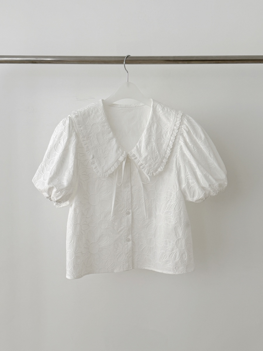 LONG PEAK韓國直郵女裝新品人氣推薦26春夏，26夏季襯衫蕾絲衫LONG PEAK襯衫/蕾絲衫