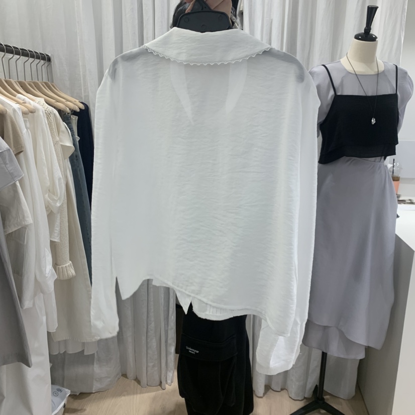 ANDYOUBROWN韓國直郵女士新款時尚職業休閑人氣襯衫蕾絲衫ANDYOUBROWN襯衫/蕾絲衫