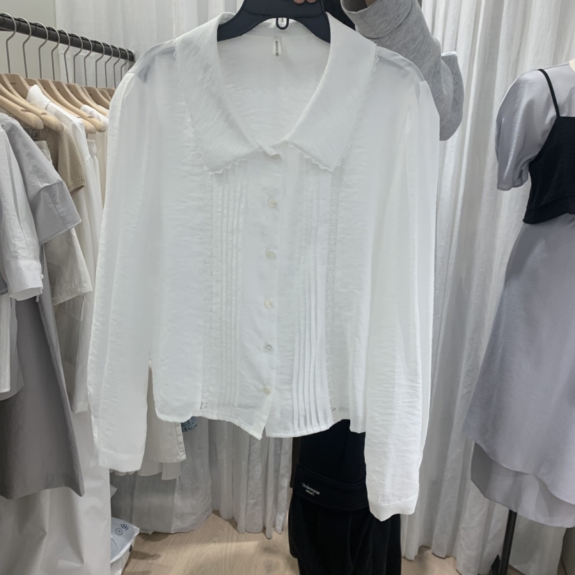 ANDYOUBROWN韓國直郵女士新款時尚職業休閑人氣襯衫蕾絲衫ANDYOUBROWN襯衫/蕾絲衫圖色1