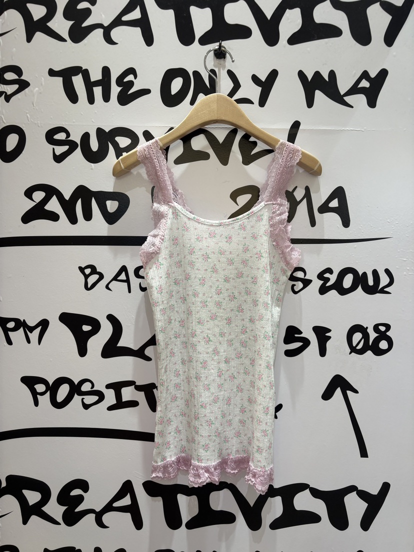 2ND K韓國東大門代購女裝新款休閑26春夏，26夏季吊帶背心2ND K吊帶/背心