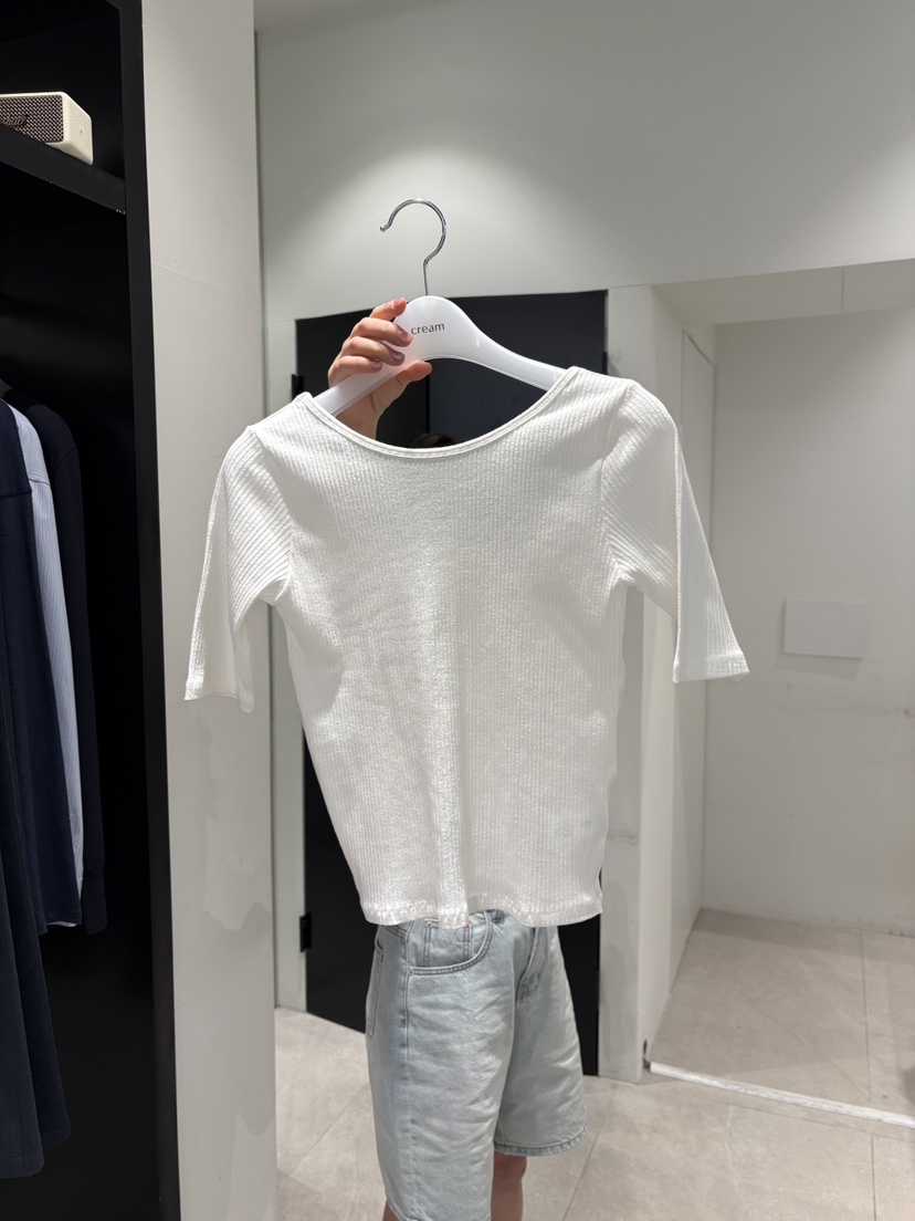 CREAM-P韓國直郵女裝新款熱賣人氣職業26春夏，26夏季T恤CREAM-PT恤圖色1