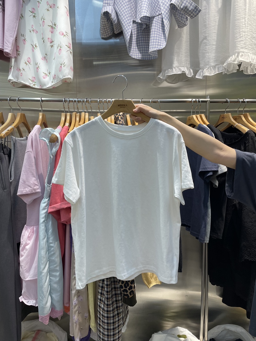 MENDL S東大門實拍韓國女裝新款時尚推薦人氣休閑26春夏，26夏季T恤MENDL ST恤圖色1