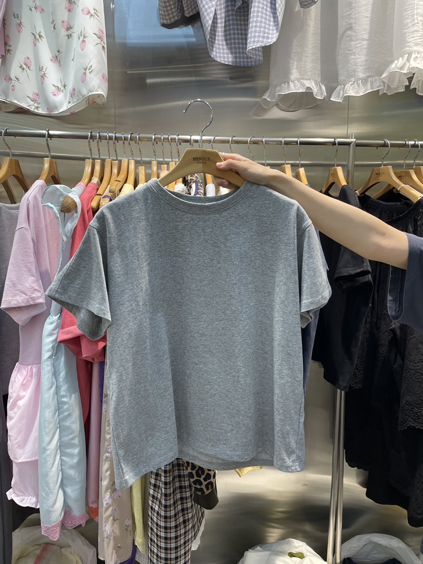 MENDL S東大門實拍韓國女裝新款時尚推薦人氣休閑26春夏，26夏季T恤MENDL ST恤圖色3