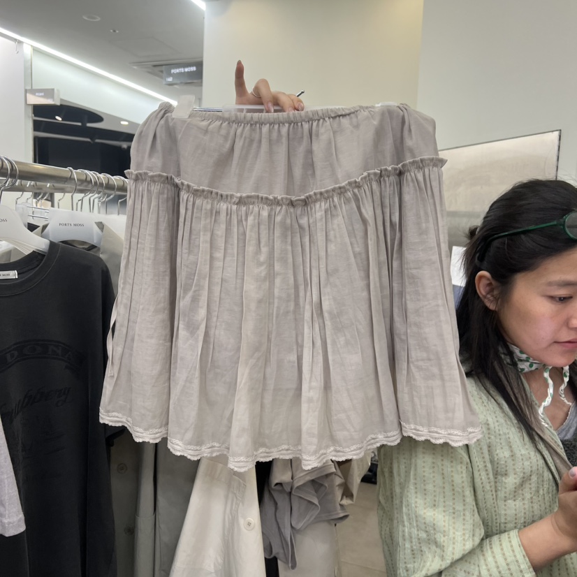 PORTS MOSS韓國東大門代購女士新款人氣職業26春夏，26夏季短裙PORTS_MOSS短裙