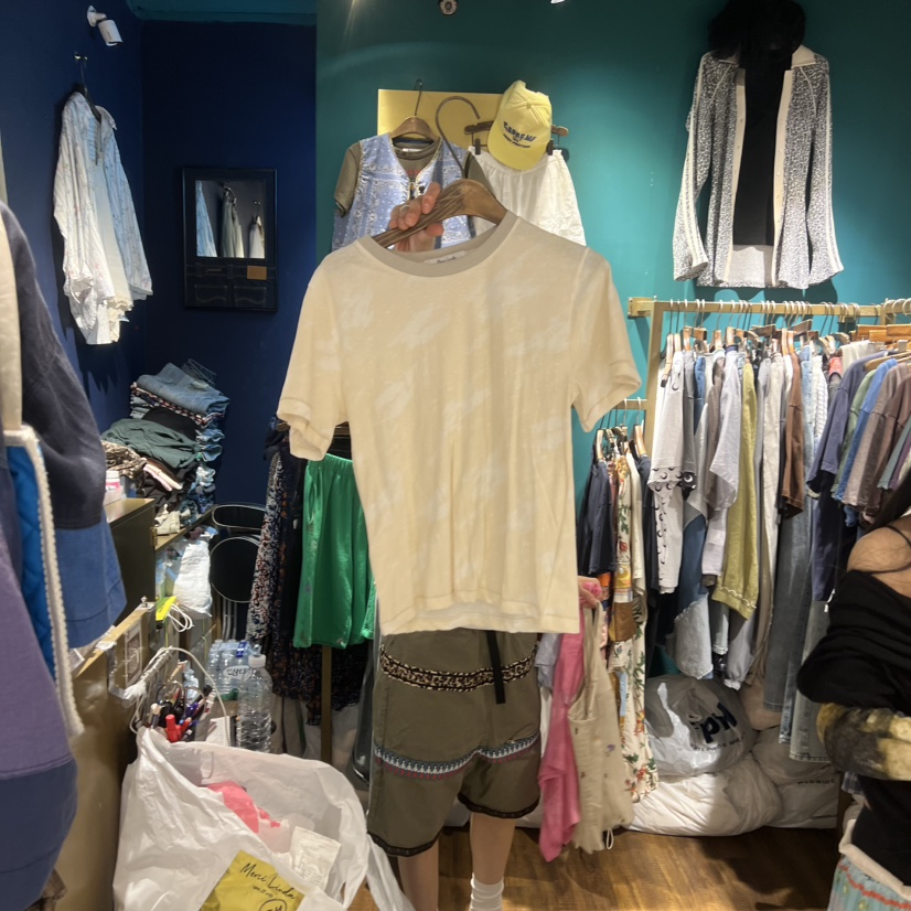 MERCI LINDA韓國直郵實拍女裝新款熱賣時尚職業26春夏，26夏季T恤MERCI LINDAT恤圖色2