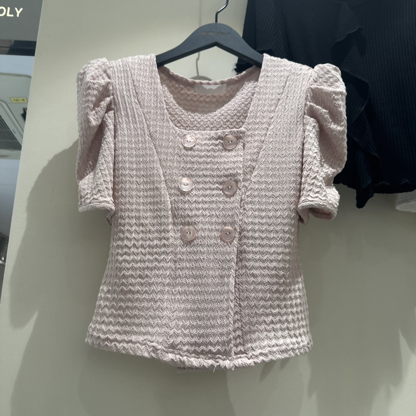 MONOPOLY韓國代購女裝新款熱賣人氣職業時尚休閑襯衫蕾絲衫MONO_POLY襯衫/蕾絲衫圖色1