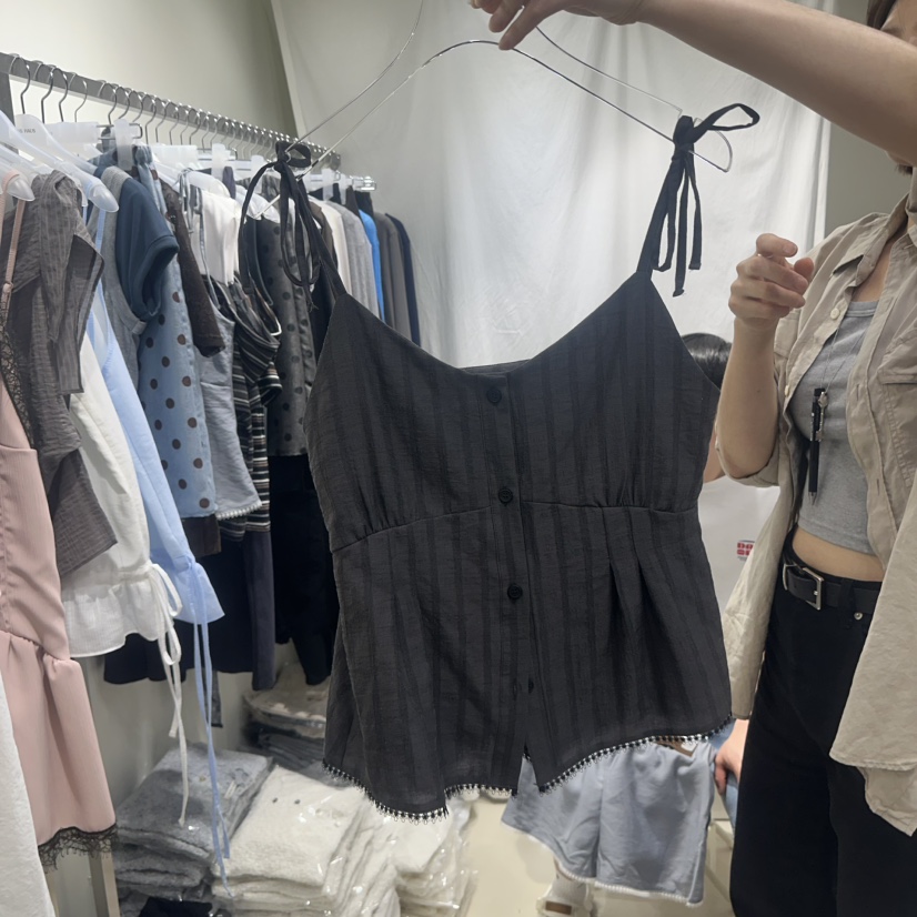 OWNS東大門實拍韓國女裝新款職業推薦熱賣吊帶背心含圍巾OWNS HAUS吊帶/背心圖色3