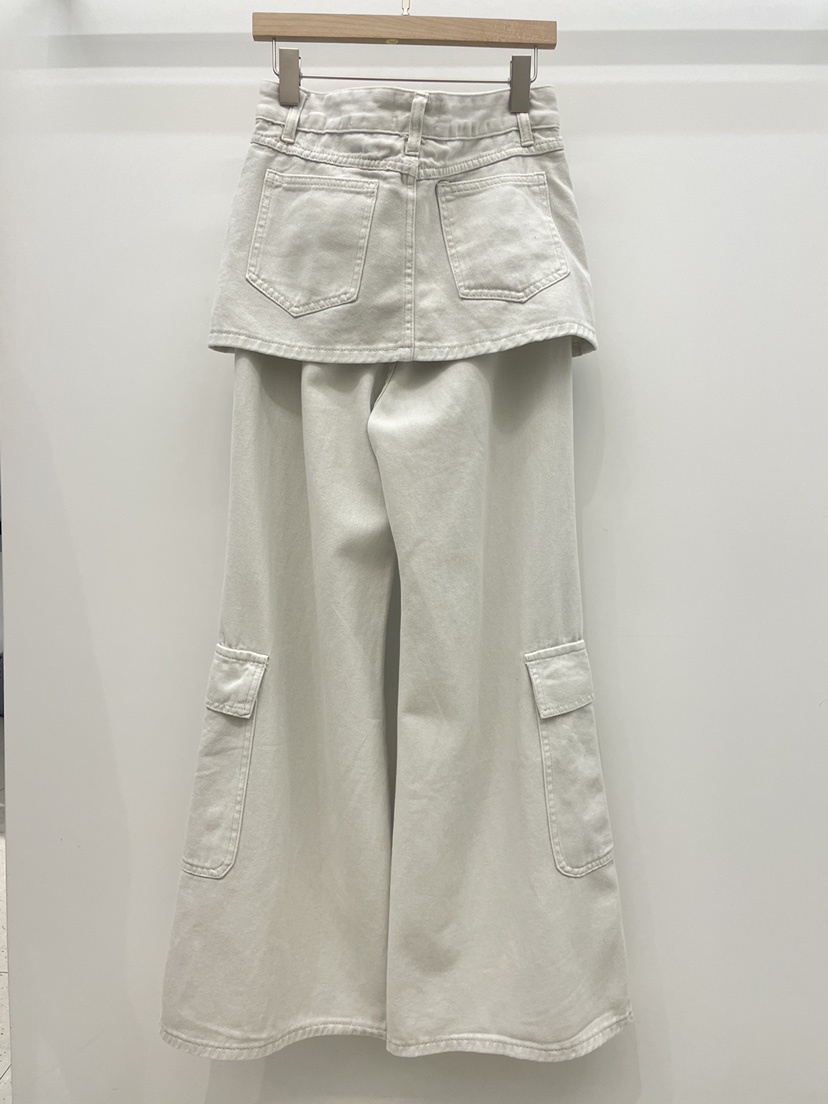 NYLON東大門實拍韓國女裝新款26春夏，26夏季休閑裙褲工裝NYLON裙褲