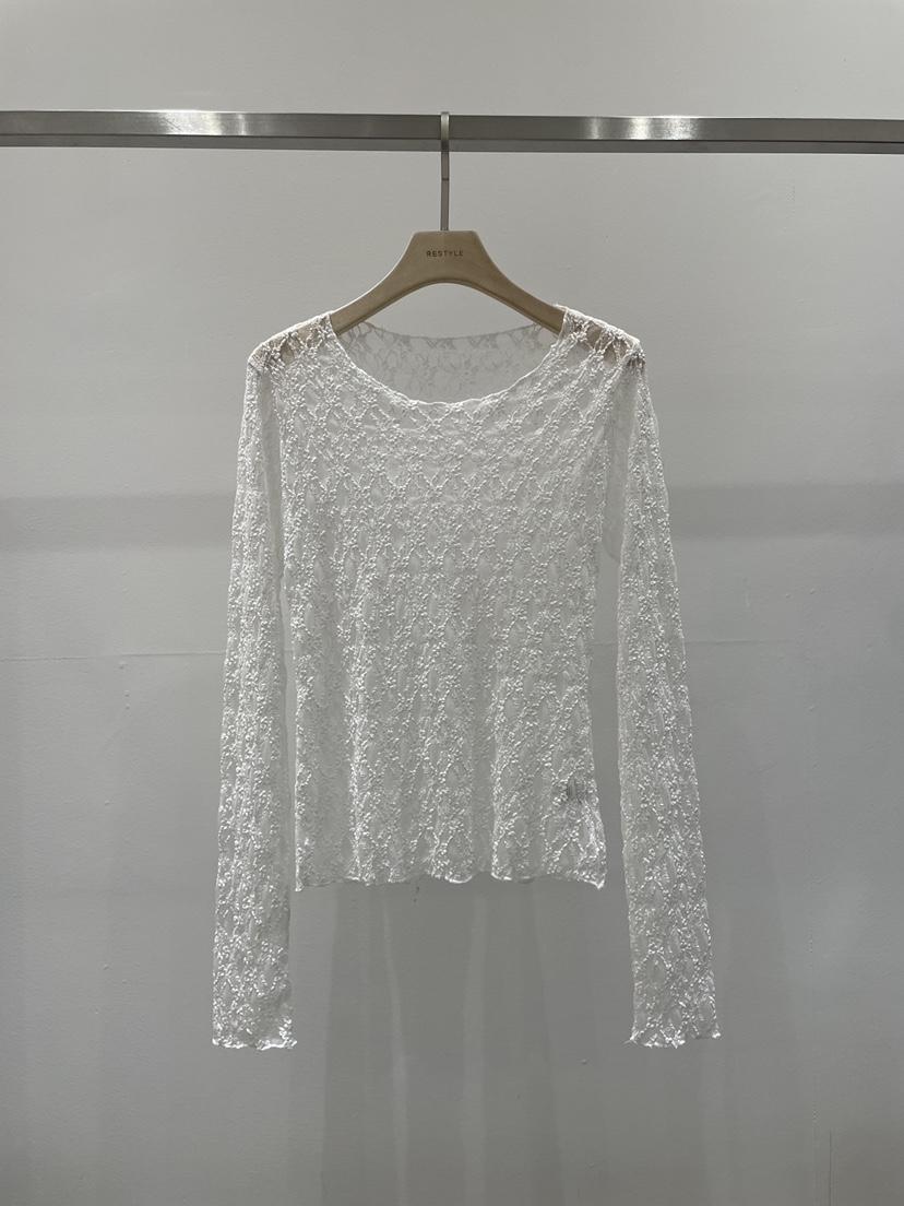 RE STYLE-Q東大門實拍韓國女裝新款時尚推薦襯衫蕾絲衫RE STYLE襯衫/蕾絲衫圖色1