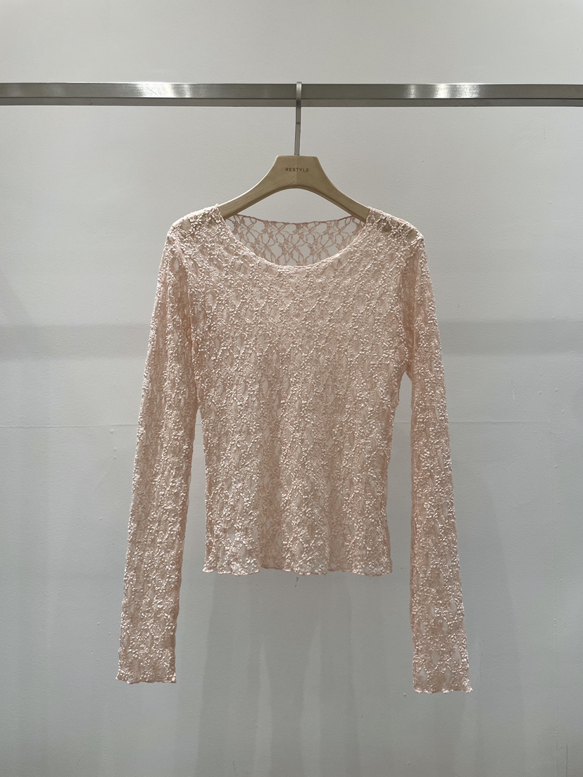 RE STYLE-Q東大門實拍韓國女裝新款時尚推薦襯衫蕾絲衫RE STYLE襯衫/蕾絲衫圖色2