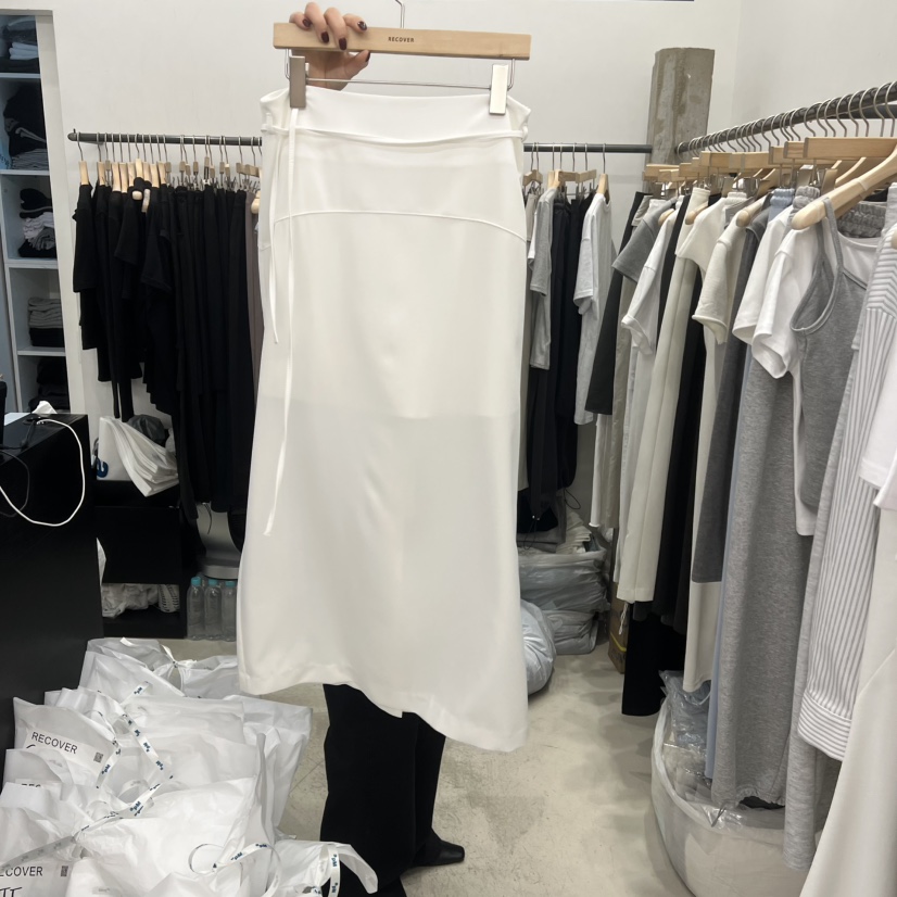 RECOVER韓國直郵女裝新款職業推薦時尚半身裙中短裙含腰繩RECOVER/MOMENT半身裙/中短裙圖色2