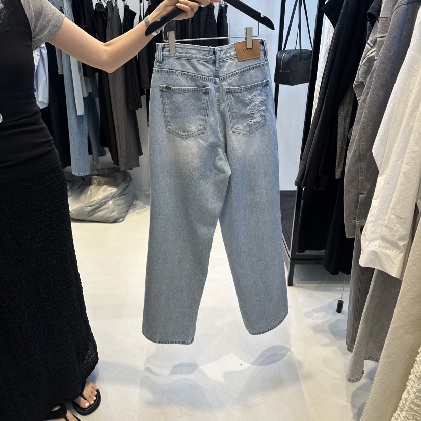 OSOO韓國直郵女裝新品推薦26春夏，26夏季職業牛仔褲復古OSOO牛仔褲