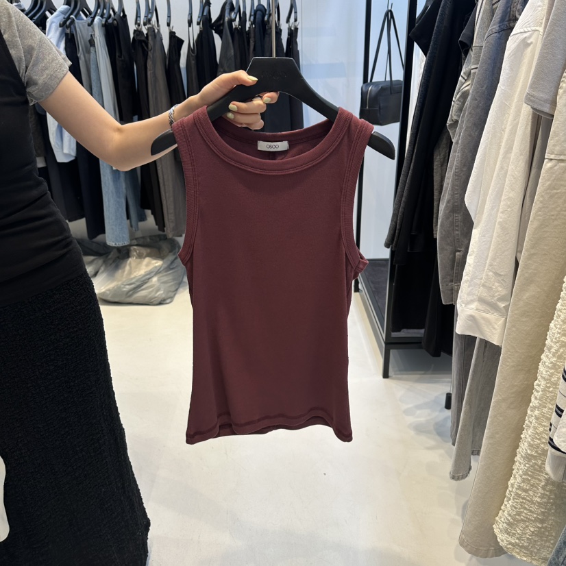 OSOO韓國東大門直郵女裝新品推薦職業熱賣人氣休閑吊帶背心OSOO吊帶/背心圖色2