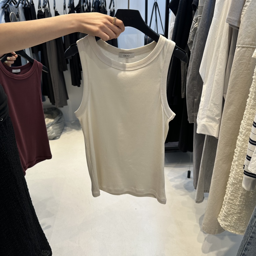 OSOO韓國東大門直郵女裝新品推薦職業熱賣人氣休閑吊帶背心OSOO吊帶/背心圖色3