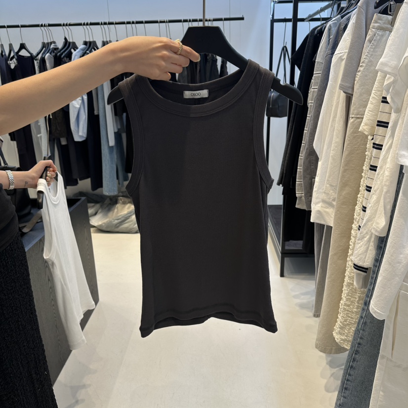 OSOO韓國東大門直郵女裝新品推薦職業熱賣人氣休閑吊帶背心OSOO吊帶/背心圖色4
