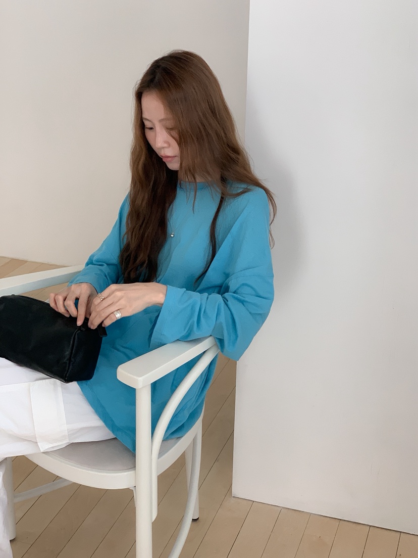 LONG PEAK東大門實拍韓國女士新品26春夏，26夏季長袖T恤LONG PEAK長袖T恤