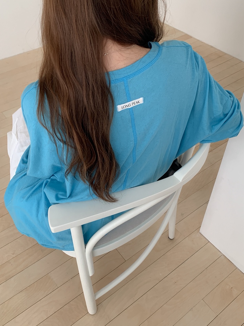 LONG PEAK東大門實拍韓國女士新品26春夏，26夏季長袖T恤LONG PEAK長袖T恤