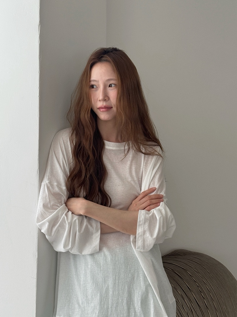 LONG PEAK東大門實拍韓國女士新品26春夏，26夏季長袖T恤LONG PEAK長袖T恤