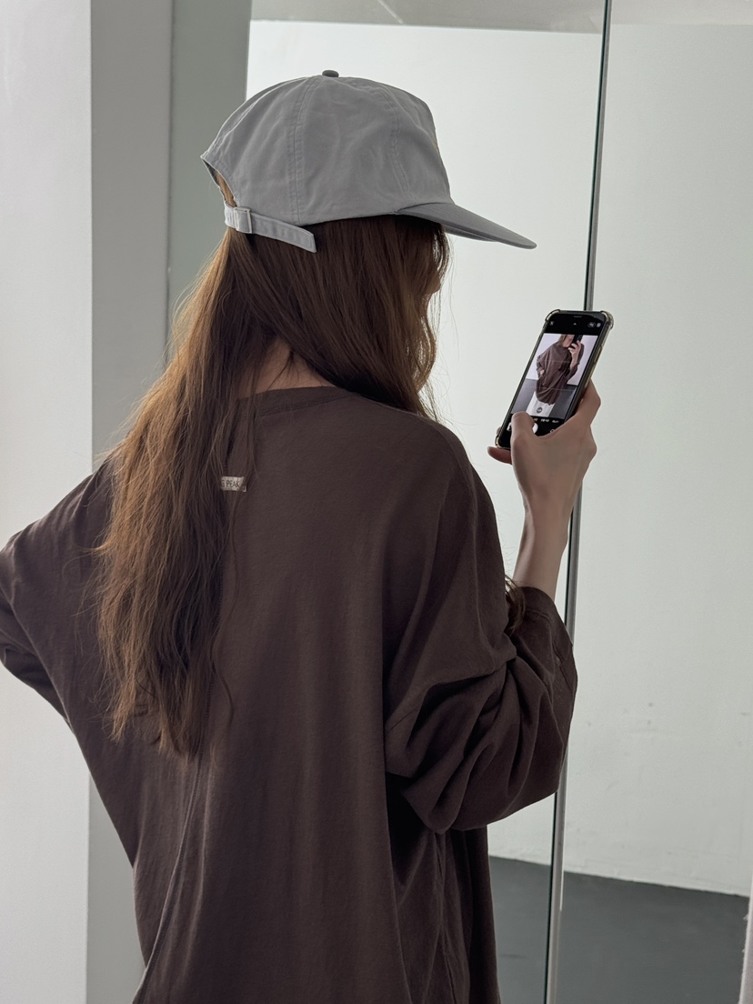 LONG PEAK東大門實拍韓國女士新品26春夏，26夏季長袖T恤LONG PEAK長袖T恤