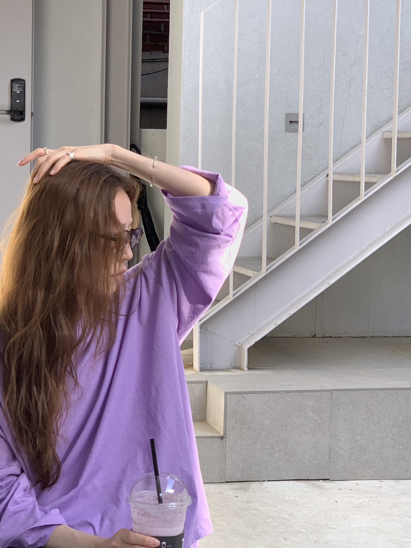 LONG PEAK東大門實拍韓國女士新品26春夏，26夏季長袖T恤LONG PEAK長袖T恤