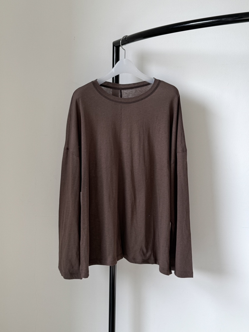 LONG PEAK東大門實拍韓國女士新品26春夏，26夏季長袖T恤LONG PEAK長袖T恤圖色4