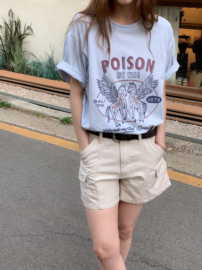 LONG PEAK韓國直郵女裝新品職業時尚26春夏，26夏季T恤寬松LONG PEAKT恤