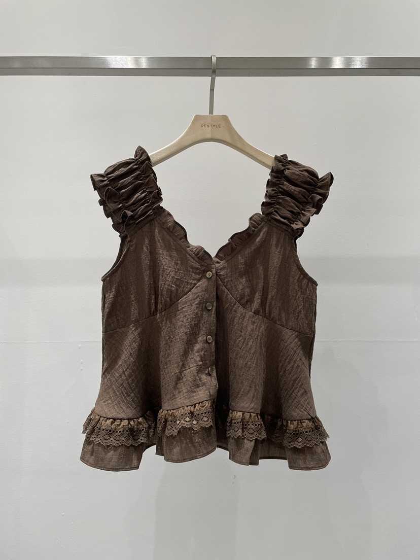 RE STYLE-Q韓國東大門代購女裝新款時尚26春夏，26夏季吊帶背心RE STYLE吊帶/背心圖色2